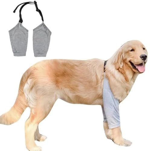 Manchon de Récupération Chirurgicale pour Chien, Manchon de Protection léchage Avant Protège-coude pour De Chien Chiens Support Chien Coude Protecteur Joint Protecteur de Jambe pour Chien Protection