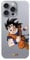Case Compatible with iPhone 16 Pro MAX Official Dragon Ball Goku Warrior to Protect Your Mobile Phone, Transparent Flexible Silicone Case with Official Dragon Ball License