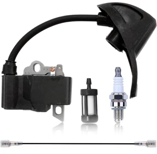 ZAMDOE Ignition Coil Module for Stihl BG56 BG86 BG86C SH86 SH56 SH56C Leaf Blower replace for 4241 400 1307, 4241 400 1306,4241 1306 B, 4241-400-1320, with Spark Plug, Fuel Filter