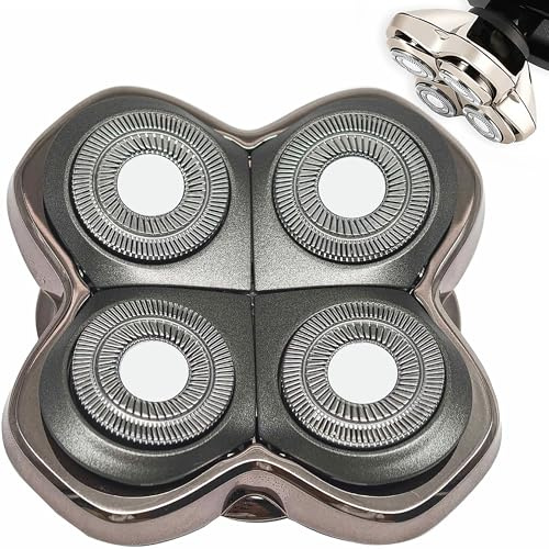 Ersatzklingen für Pro 4 Scherkopf Kompatibel mit Pitbull Skull Shaver, Butterfly Kiss Pro und Palm Rasierer, Glatzenrasierer für Männer