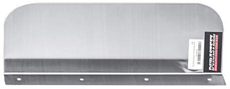 DuraSteel Protector de salpicaduras lateral de acero inoxidable, montaje en cubierta de 15 x 6 pulgadas, para uso comercial, fregaderos de mano y fregaderos de preparación de compartimentos, protector