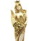 Skulptur Göttin des Reichtums, Tyche, Glück, Fortuna, Alabaster, Statue, Höhe ca. 22 cm