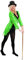 GRÜNER Frack/Tailcoat= Pailletten Jacke= DAS PERFEKTE KOSTÜM FÜR Jede TANZAUFFÜHRUNG - STEPTANZ -Fasching UND Karneval = DER SUPER KLASSE =Sequin= IN 6 VERSCHIEDENEN GRÖSSEN=XSmall