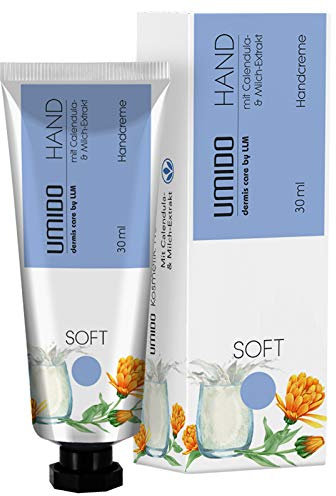 171x UMIDO Hand-Creme 30 ml Calendula-Extrakt & Milch-Extrakt | ohne Parabene | Pflegecreme | Handlotion | Hautpflege | Handcreme mini