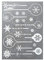 HEITMANN DECO Fensterbilder - Fensterdekoration selbstklebend Weihnachtskugeln - Weihnachtsdeko Advent - Weiß, 28,5x40cm, Weiss