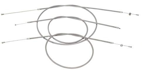 Bowdenzug-Set für AWO Sport - neue Ausführung, ohne Stellschraube, grau
