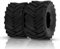 MOTORHOT Lot de 2 pneus sans chambre à air 20 x 10.00-8 4PR pour tondeuse à gazon