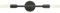 Phansthy 2 Flamming Wandlampe Schicke schlichte Wandleuchte Industrial Style Vintage Industrie Wandleuchte Wandbeleuchtung (Schwarz Farbe)