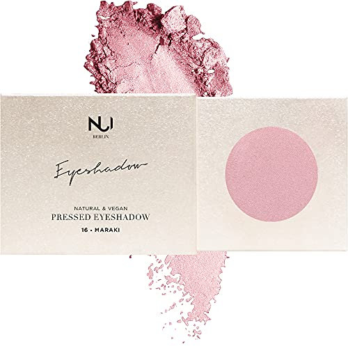 NUI Cosmetics Naturkosmetik vegan natürlich glutenfrei Make Up- Natural Pressed Eyeshadow 16 MARAKI, matter Lidschatten im Farbton Rosé