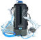 AFISHTOUR Tragbare Camping-Duschtasche – 12 l Solardusche Wasserbeutel mit Fußpumpe und Duschkopf – Campingdusche für Camping, Strand, Reisen, Outdoor-Aktivitäten