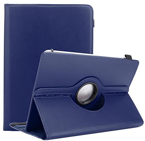 Cadorabo Hülle kompatibel mit Lenovo Tab M10 (TB-X505F) Nicht für HD, FHD, FHD Plus, Plus, HD2 Tablethülle 360 Design aus Premium Kunst Leder Flip Cover Hülle für Lenovo Tab M10 (TB-X505F) in Blau