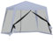 Outsunny Carpa de Jardín 3x3 m Cenador con 4 Partes Laterales Mosquitera con Cremallera Protección UV Impermeable para Patio Exterior Eventos Fiesta Gris