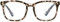 MAGIMODAC Blaulichtfilter Lesebrille eckig Damen Herren Anti Blaues Licht Lesebrillen Sehhilfe Brille Computer-Lesebrillen mit Sehstärke (Leopard, 1.25)