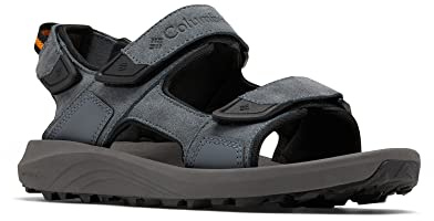 Columbia Trailstorm Hiker 3 Strap Sandales De Randonnée Et Trekking pour Homme, Gris (Graphite x Black), 41 EU