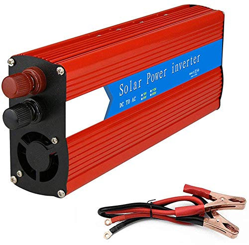 FSCLJ Inverter di Potenza a Onda sinusoidale Pura 3000W (Picco 6000W), convertitore di Tensione DC 12V / 24V a AC 110V / 220V, Adattatore per caricabatteria da Auto con connessione USB