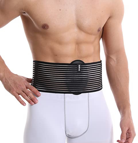 NabelbruchBandage. Nabelhernie Gürtel Herren / Damen - Bauchgurtel für Hernie: Nabel, Inzisional, Epigastric, ventral. Leistenbruch Gürtel (Nabelbruch). Hernie Bauchweggürtel für Frauen & Männer (S/M)