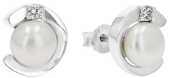Amor Ohrstecker Damen, onesize, Gold, Kommt in Geschenk Box