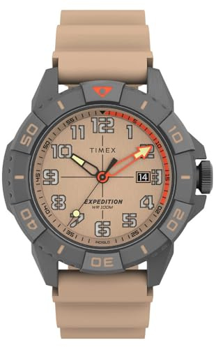 Timex Herren Analog Uhr mit Silikonband Expedition North Ridge