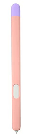 Dual Color Silicone Sleeves for Samsung Galaxy Tab S7 FE/S8/S9/S9 Plus/S9 Ultra S Pen, Non-Slip Smooth Grip Cases for Galaxy Tab S7+/S8+/S9 Ultra S Pen (Pink)