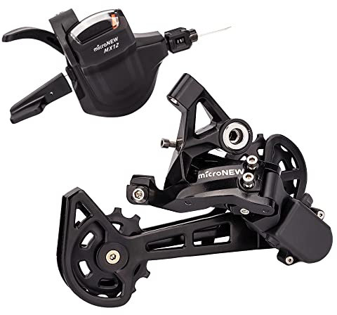 JZYSS Fahrrad Schaltwerk MTB 12-Gang Fahrrad Schaltwerk Kupplung 1x12 Kit 12s Mountainbike 12speed Group Set Fit for 52T Kassette Schaltwerke (Color : 1x12 Set)