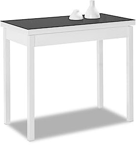 ASTIMESA Tipo Libro Mesa de Cocina, Grafito, 80 x 40 cm a 80 x 80 cm
