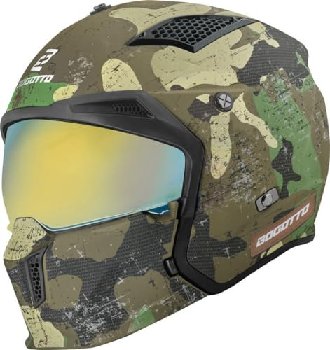 Bogotto Radic Camo 22.06 Helm, grün matt, M