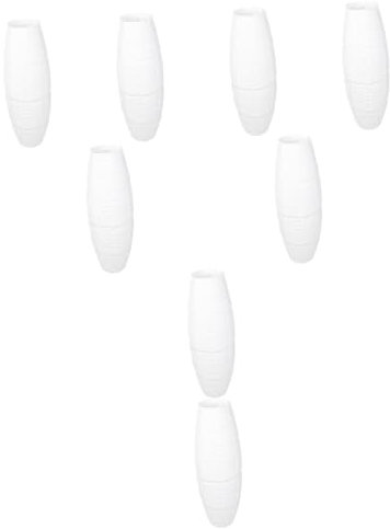 HOMSFOU 8 Stk Lampenschirm Minimalistische Stehlampe Boho-stehlampe Vintage-boden Ersatzschirm Für Stehlampe Led-stehlampe Stehlampenzubehör Mit Lichtern Europäischer Stil Weiß Papier