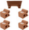 CERÁMICA ESPAÑA | Soporte macetas | Soporte jardineras | Soporte para macetas | Pack x4 Soporte para jardineras - Modelo J02 | 7x10x8 cm