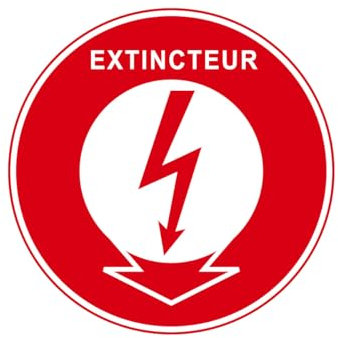F307 - Extincteur - Panneau et Signalisation Incendie - Dimensions au choix - Norme ISO 7010
