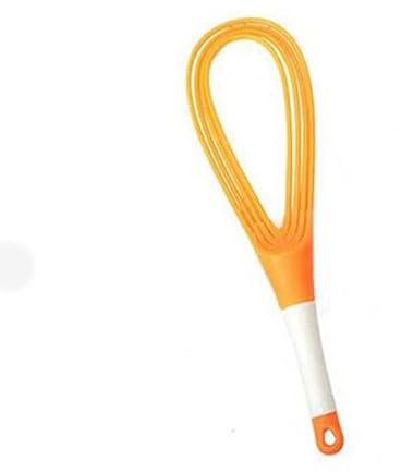 Batidora Rotativa Multifuncional, Batidora De Globo/Plana 2 En 1, Batidora De Cocina, Utensilio Para Hornear, Batidora De Nata, Para Mezclar Y Batir Utensilios De Cocina-Orange