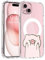 LuminousGuard for iPhone 12 Mini Case, Compatible with MagSafe, Cute Kawaii Pig Magnetic Phone Case, Clear Soft Slim Fit Shockproof Protective Case for Women Girls