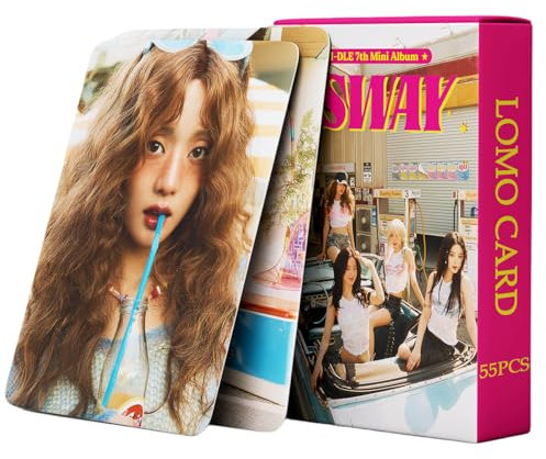 PYAJUU (G) I-DLE Fotokarten 55pcs Gidle I SWAY Album Photocard Kpop Fan Merch