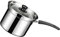 OQHAIR 1 Juego de freidora de Acero Inoxidable, Plancha de Acero Inoxidable, Olla Japonesa para freír, sartén de Acero Inoxidable con Tapa, Olla con Cesta, Cacerola de Cocina, Cacerola an