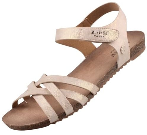 MUSTANG Damen Sandalen Gold EU 38