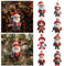 Elch Weihnachtsbaum Anhänger, 2D Acryl Weihnachtsmann Christbaumschmuck, Buchstaben Weihnachtsbaumschmuck Acryl, Weihnachten Deko Geschenk, Spaß Weihnachtsanhänger Deko, Auto Weihnachtsschmuck(8PCS)