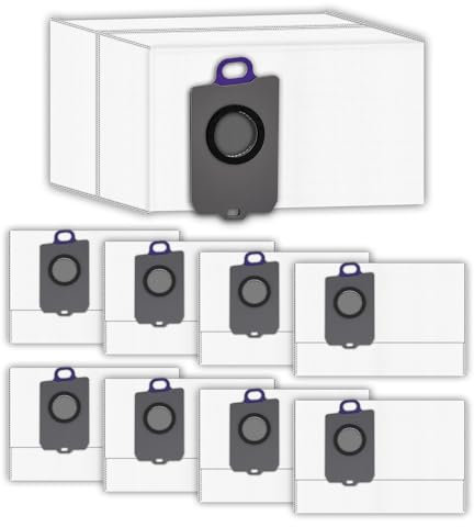 (9 Pièces) Freo Z Ultra Sacs à Poussière de Rechange Compatibles avec Aspirateur Narwal Freo Z Ultra, Sacs d'aspirateur pour Robot Aspirateur, Kit d'accessoires
