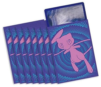 Elite Top Trainer Box Sleeves Matte for Cards, Card Sleeves Pack of 65, for Trading Cards Games with BB-Toy-Trades Shipping Protection (Mew)