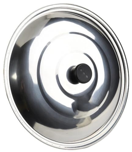 Lid,Topfdeckel 2 Stück Wok-Pfannen-Topfdeckel Edelstahl-Deckel Ersatz rund 32/36/38 cm Kochgeschirrteile Küche Kochzubehör(36cm)