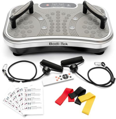 Bodi-Tek Vibration Plate Exerciser Pro Machine for Whole Body Workout & Support For Natural Lymphatic Flow