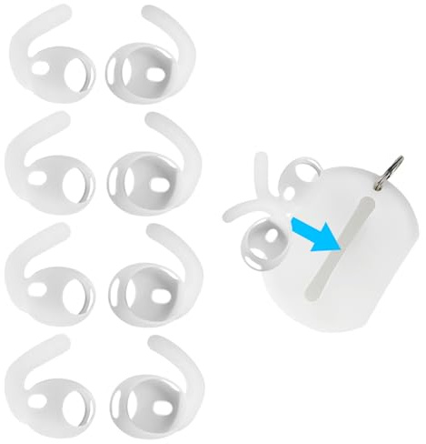 Aiivioll Ohrbügel für AirPods Pro 3 mit Aufbewahrungstasche,Transparente