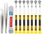 MMOBIEL 10 in 1 Torx Schraubenzieher Werkzeug Set mit Rutschfestem Griff für Smartphone iPad MacBook Laptop Tablet