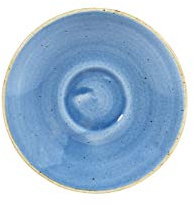 Churchill Stonecast -Saucer Untertasse for Espresso Cup - Farbe wählbar (Cornflower Blue)