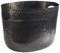 APS 36112 Wein- / Sektkühler, 30 x 23,5 cm, H: 23 cm, Aluminium, Gunmetal-Look, gehämmerte Oberfläche…