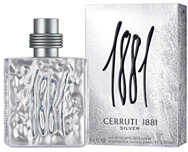 Cerruti 1881 Silver Eau De Toilette Spray For Men, 100ml