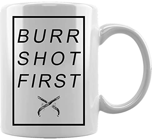 Gunmant Burr Shot First Duel Ceramic White Mug Coffee Tea Water Cup Office Home