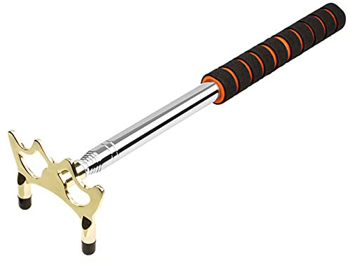 Adhafera Billard Queue Stick, Einziehbarem Billard Queue Mit 1 Austauschbar Messing-Kopfes, Billard-Zubehör Geeignet Billard, Snooker, Turniere, Spiele, Geschenke