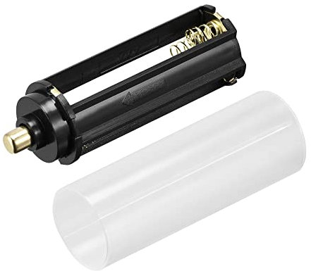 uxcell AAA Battery 3x1.5V Storage Adapter Case,18650 Battery Holder Converter for AAA LED Flashlight 1 Set