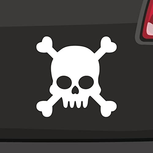 Totenkopf Aufkleber -6 Größen 21 Farben- Jolly Roger Skull Black Jack Seeräuber