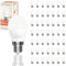 LED ATOMANT Pack 50x Bombilla LED E27 G45 9W. Color Blanco Neutro (4500K). 950 lumenes. Casquillo grueso. Equivalente 95W tradicional.