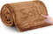 MOONLIGHT20015 Fleece Blanket King Size for Bed - Soft Cosy Fluffy Throw Blankets, 400 GSM Silk Touch Warm Extra Large Throws for Audlts, Camel, 270x230 cm